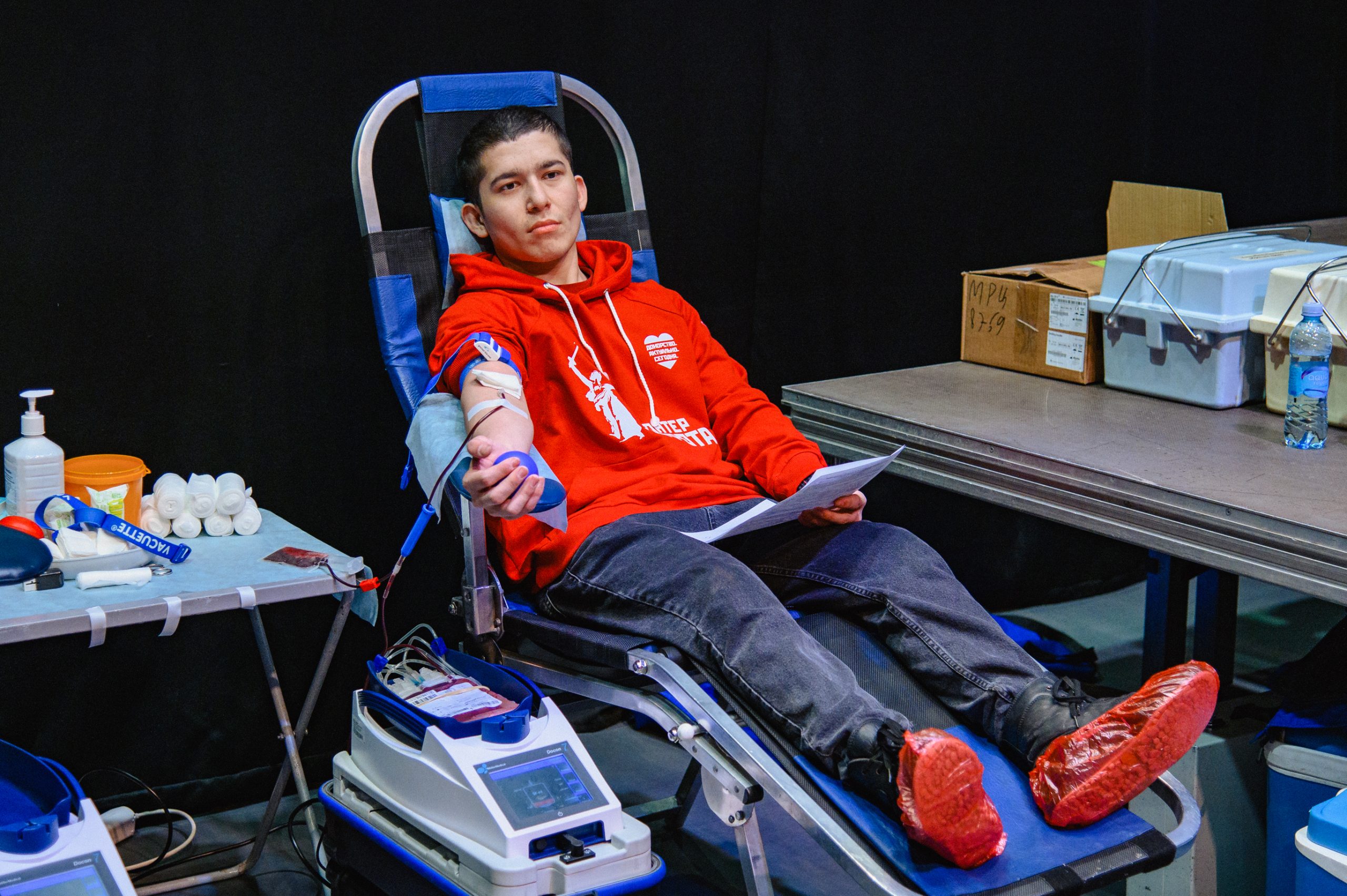 Новыми донорами крови стали еще 500 студентов Москвы